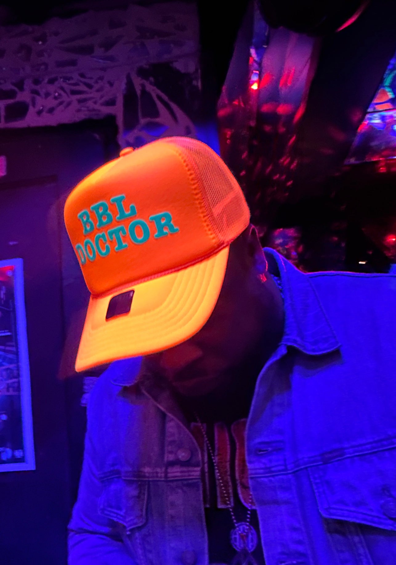 BBL DOCTOR TRUCKER HAT - ORANGE