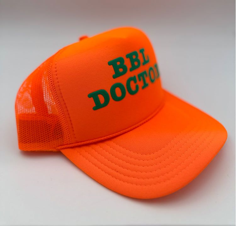 BBL DOCTOR TRUCKER HAT - ORANGE