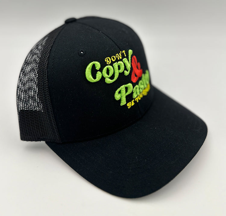 COPY & PASTE TRUCKER HAT