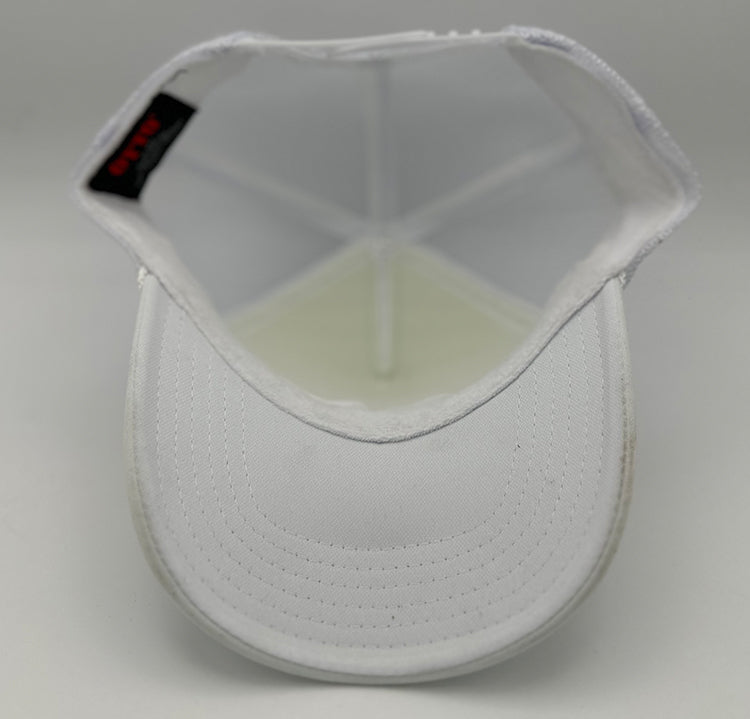 DIGGS - RETRO TRUCKER HAT- WHITE RED