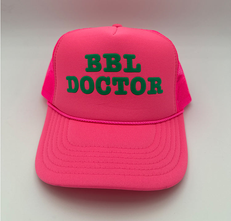 BBL DOCTOR TRUCKER HAT - PINK