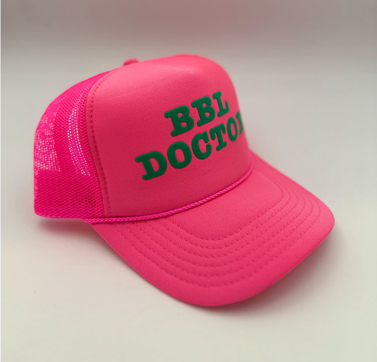 BBL DOCTOR TRUCKER HAT - PINK